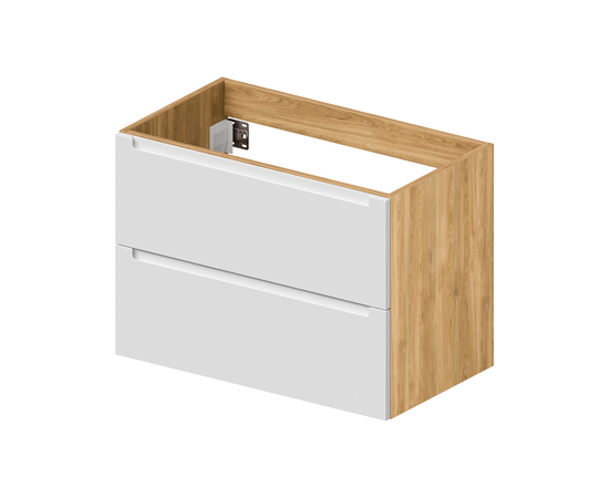 Тумба для ванной комнаты ЗОВ Дион, под раковину, Белый мат/Дуб 70 Тумба для ванной комнаты ЗОВ Дион, под раковину, Белый мат/Дуб 70