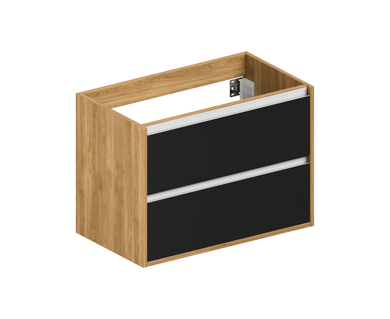 Тумба для ванной комнаты ЗОВ Парма, под раковину, Дуб/Черный 60 Тумба для ванной комнаты ЗОВ Парма, под раковину, Дуб/Черный 60