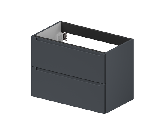 Тумба для ванной комнаты ЗОВ Дион, под раковину, Графит мат 70 Тумба для ванной комнаты ЗОВ Дион, под раковину, Графит мат 70