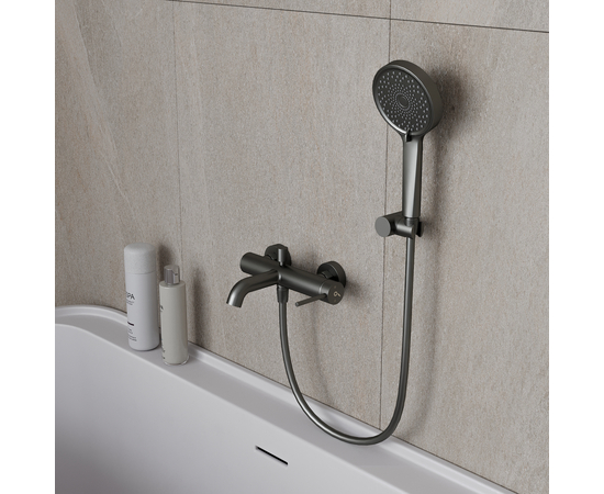 Bath mixer 639017, brushed gun metal