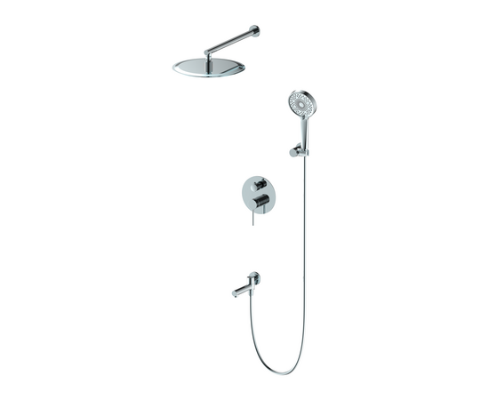 Three ways concealed shower mixer 939017, chrome Three ways concealed shower mixer 939017, chrome