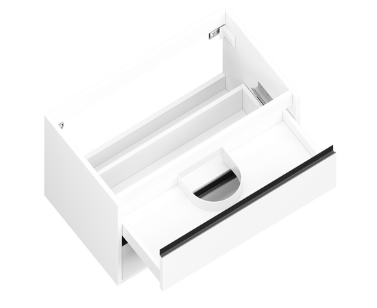 Тумба под раковину Кито K70LW0MWM-LDSPW6002, Белая столешница ЛДСП/Раковина /Белый мат 70 [CLONE] [CLONE] [CLONE] - Image 3