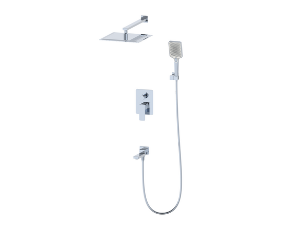 Three ways concealed shower mixer 939003, chrome Three ways concealed shower mixer 939003, chrome