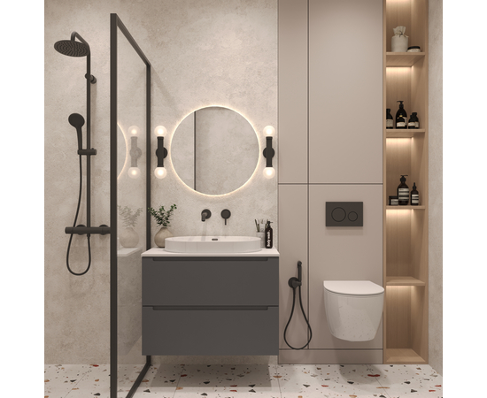 Тумба под раковину Кито K70LW0MWM-LDSPW6002, Белая столешница ЛДСП/Раковина /Белый мат 70 [CLONE] [CLONE] [CLONE] [CLONE] [CLONE] [CLONE] [CLONE]