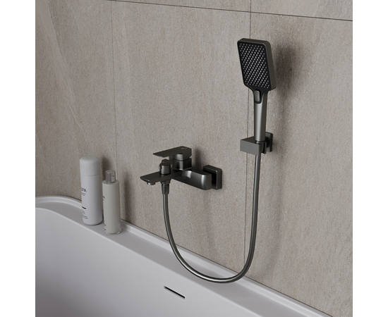 Bath mixer 639003A, brushed gun metal