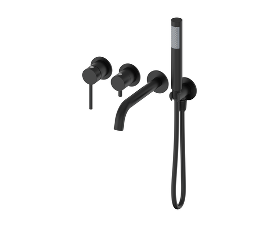 Душевая система для ванны скрытого монтажа Oliveeka OL-889017-MB, черный матовый Душевая система для ванны скрытого монтажа Oliveeka OL-889017-MB, черный матовый