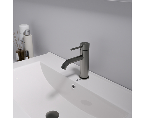 Смеситель для раковины SS Oliveeka OL-962001-BGM, матовый оружейный металл Смеситель для раковины SS Oliveeka OL-962001-BGM, матовый оружейный металл