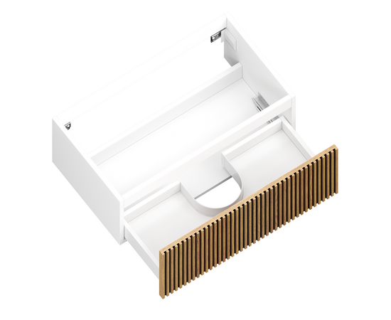 Тумба под раковину Кито K70LW0MWM-LDSPW6002, Белая столешница ЛДСП/Раковина /Белый мат 70 [CLONE] [CLONE] [CLONE] - Image 3