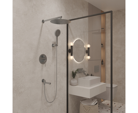 Three ways concealed shower mixer 939017, chrome Three ways concealed shower mixer 939017, chrome