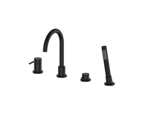 Душевая система для ванны Oliveeka OL-669017-MB, черный матовый