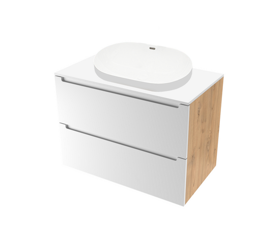 Тумба под раковину Кито K70LW0MWM-LDSPW6002, Белая столешница ЛДСП/Раковина /Белый мат 70 [CLONE] [CLONE] [CLONE] [CLONE] [CLONE]