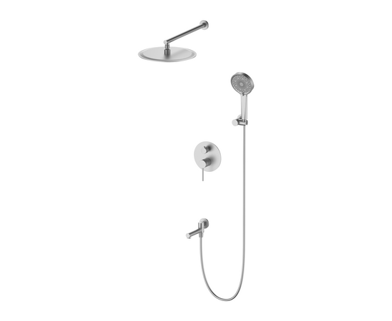 Встраиваемый душевой набор Oliveeka OL-939017-BN, никель матовый