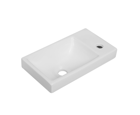 Раковина накладная Oliveeka, белая, 7091B