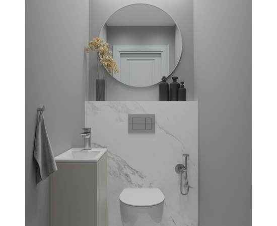 Тумба под раковину Пекин PLDSPBG2045, под  раковину 2045, Яркий Серый - Изображение 3