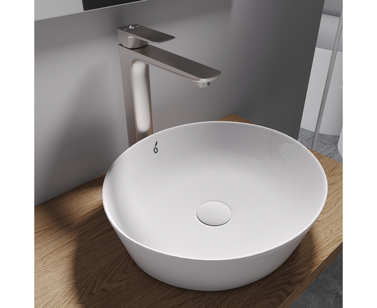 Смеситель для раковины Oliveeka OL-239003-BN, никель матовый