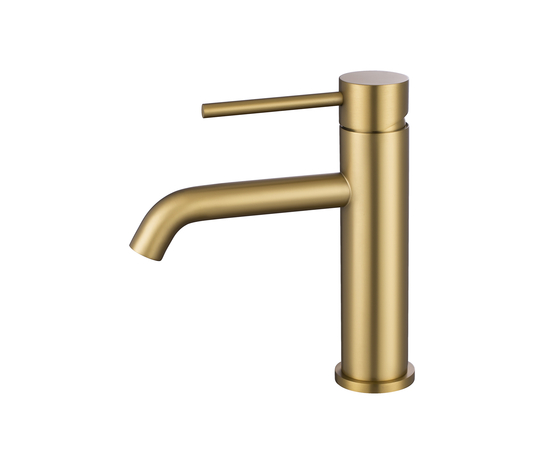 Смеситель для раковины SS Oliveeka OL-962001-BG, золотой матовый