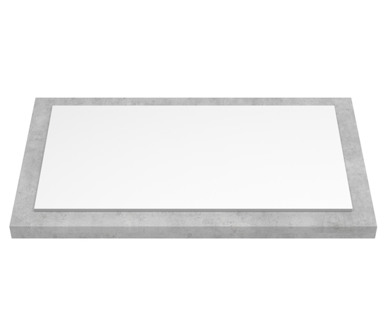 Деталь-крышки стола для мебели (ЛДСП) CLDSP18W795458 Белая 795*458 (без выреза)