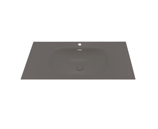 Раковина из авиаля Oliveeka M115B100 темный коричневый