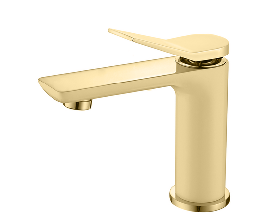 Смеситель для раковины Oliveeka F05G золотой