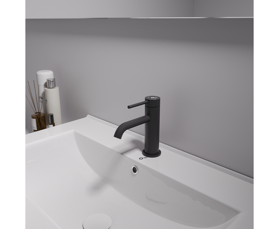 Смеситель для раковины Oliveeka OL-88139017-MB, чёрный матовый