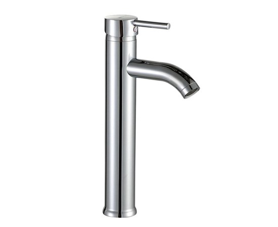 Смеситель для раковины Oliveeka F61H хром высокий