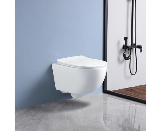 Подвесной унитаз Oliveeka YJ2381 белый - Изображение 6