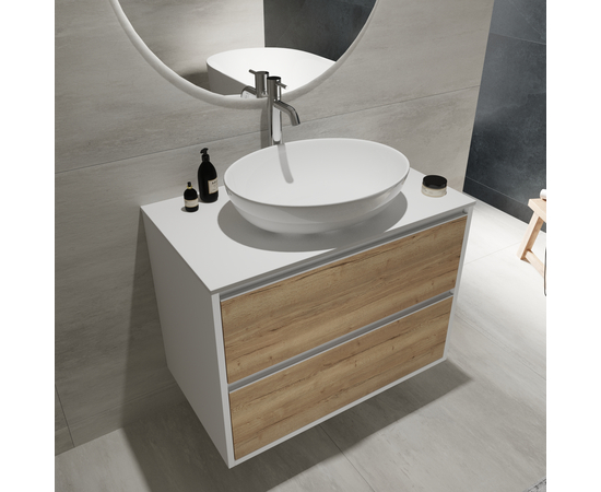 Смеситель для раковины Oliveeka F61H хром высокий