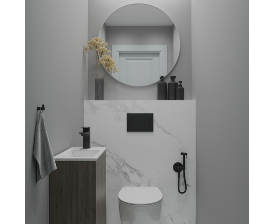 Тумба под раковину Пекин PLDSPOGS2045, под раковину 2045, Дуб Гладстоун Сепия - Изображение 3