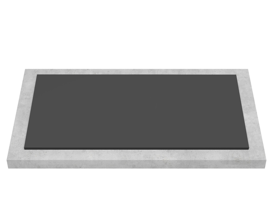 Деталь-крышки стола для мебели (ЛДСП) CLDSP18H695458 Антрацит 695*458 (без выреза)