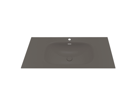 Раковина из авиаля Oliveeka M115B70 темный коричневый