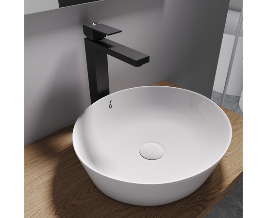 Смеситель для раковины SS Oliveeka OL-962008G-MB, черный матовый