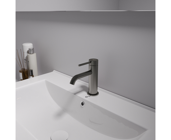 Смеситель для раковины OliveekaOL-88139017-BGM, матовый оружейный металл