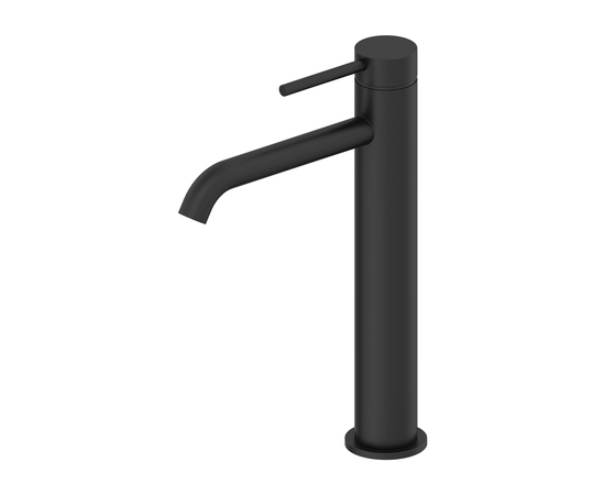 Высокий смеситель для раковины Oliveeka OL-88239017-MB, черный матовый