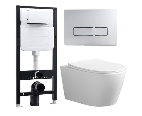 Комплект унитаза с инсталляцией Oliveeka M-6601A-YJ-2280-021-CH