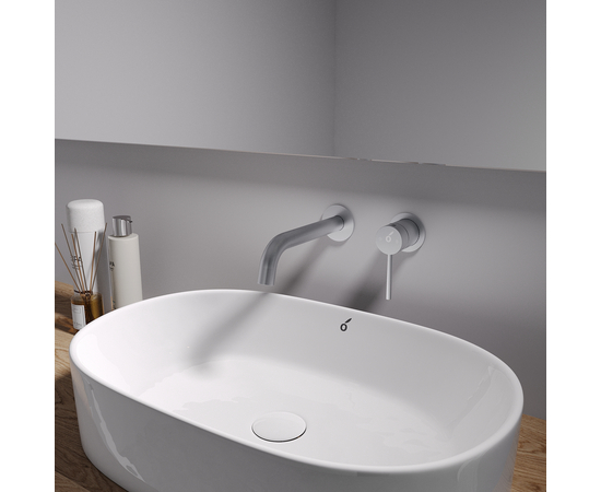 Смеситель для раковины скрытого монтажа Oliveeka OL-88869017-CR, хром