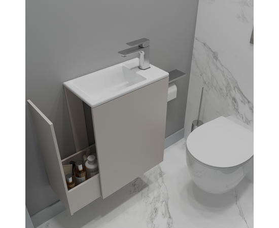 Тумба под раковину Пекин PLDSPBG2045, под  раковину 2045, Яркий Серый