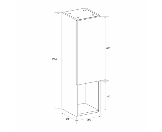 Шкаф навесной Кито Флавио Белый - Изображение 5