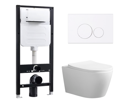 Комплект унитаз с инсталляцией Oliveeka  M-6601A-YJ-2280