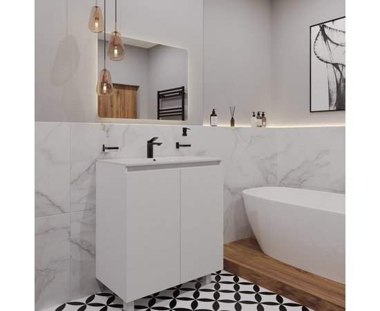 Смеситель для раковины Oliveeka F05B черный - Изображение 2