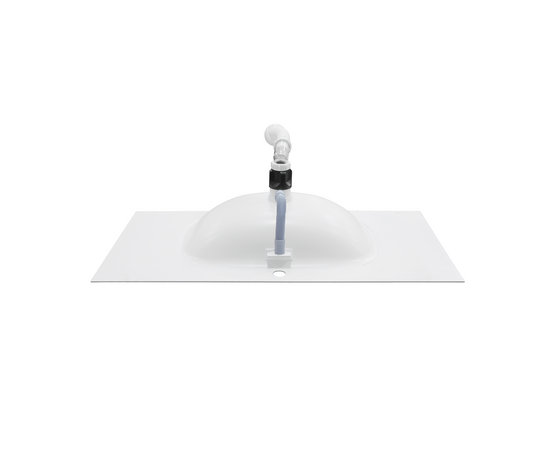 Раковина из авиаля Oliveeka M115W100 белый мат - Изображение 2