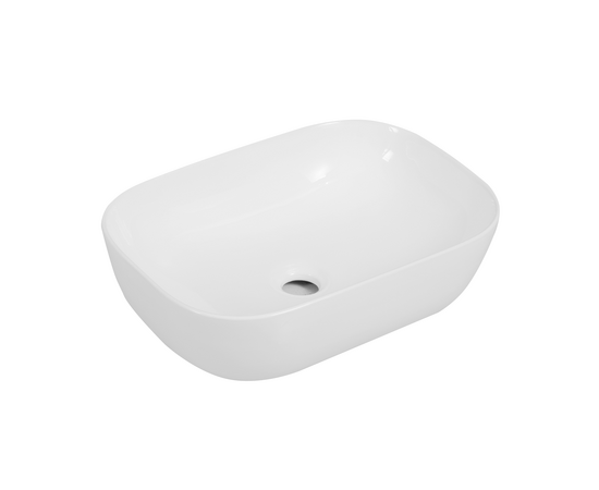 Раковина накладная Oliveeka 9387B на столешницу 455-325 белая