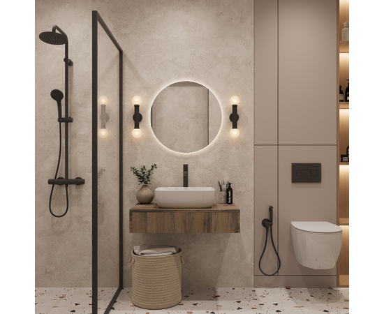 Раковина накладная Oliveeka 9387B на столешницу 455-325 белая - Изображение 5