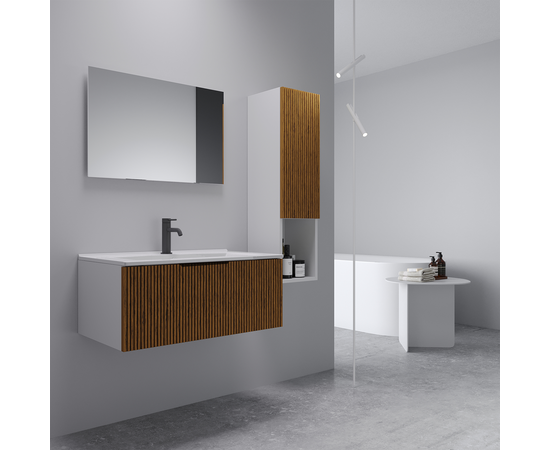 Шкаф навесной Кито Белый/Тростник - Изображение 3