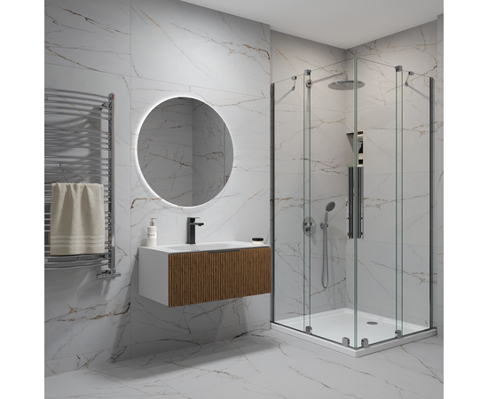 Раковина из авиаля Oliveeka M115W80 белый мат - Изображение 5