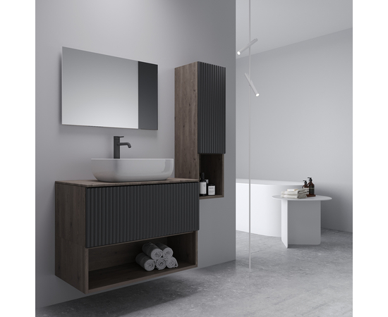 Деталь-крышки стола для мебели (ДСП Дуб Гладстоун) CDSP18TS695458C2 Сепия 695*458 (2 выреза) - Изображение 3