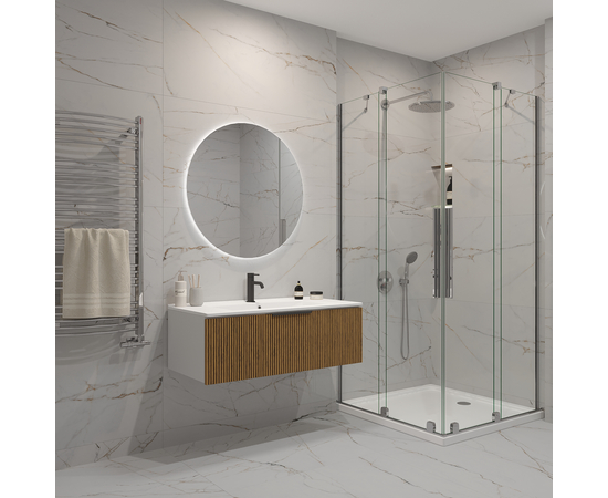 Тумба под раковину/столешницу Кито 100 Белый/Тростник - Изображение 2