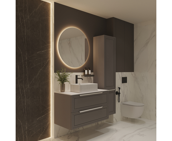 Пенал подвесной Севилья, Платиновый - Изображение 3