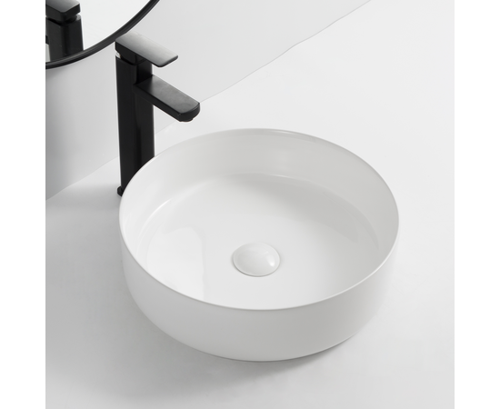 Раковина накладная Oliveeka 9514А на столешницу 305-305 белая