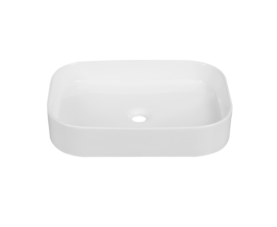 Раковина накладная Oliveeka 9690A на столешницу 560-380 белая