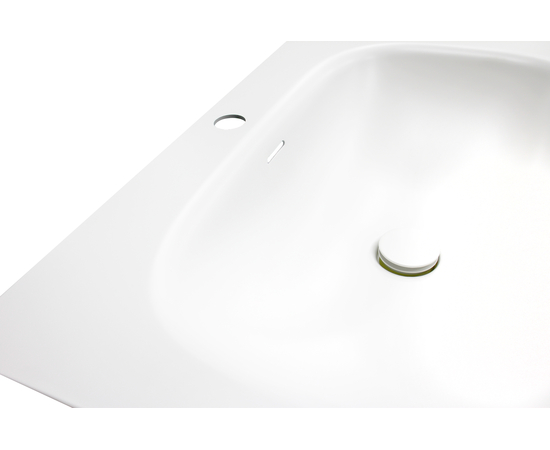 Раковина из авиаля Oliveeka M115W70 белый мат - Изображение 3